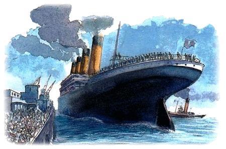 Каспар, принц котов (повесть) Титаник отплывает