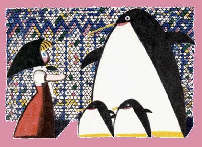 Катя в Игрушечном городе (сказка) девочка Катя и пингвины