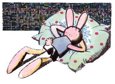 Катя в Игрушечном городе (сказка) заяц на подушке