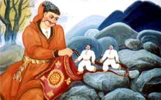 Казак Мамарыга (сказка) Казак Мамарыга Сделали богатыри свое дело, снова маленькими стали, снова в торбочку-волосяночку возвратились.