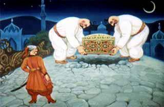 Казак Мамарыга (сказка) Вернидуб дерево из земли вырвал, Вернигора корни из земли выкорчевал. Достали братья-богатыри сундук с кладом