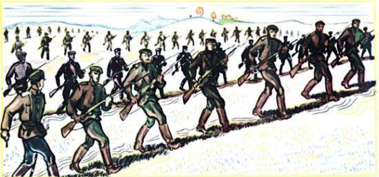 Стрелковая цепь.