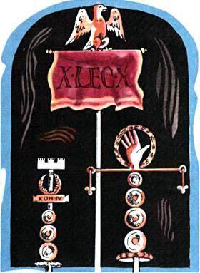 Значки когорты, легиона и манипулы