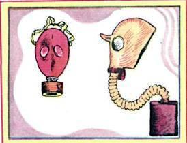 Противогаз первой мировой войны.