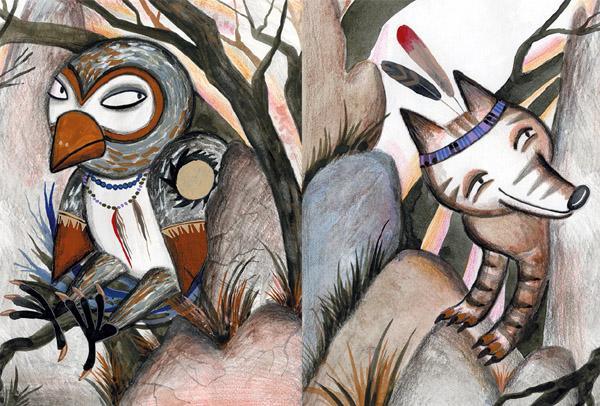 Койот и ведьма-сова