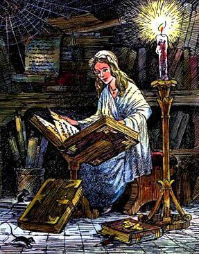 Колдовской сапфир (сказка-повесть) фея рисс изучает книги