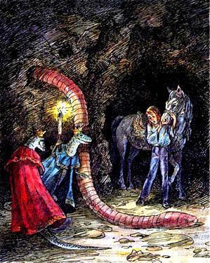 Колдовской сапфир (сказка-повесть) девочка и ящерицы встретили дождевого червя