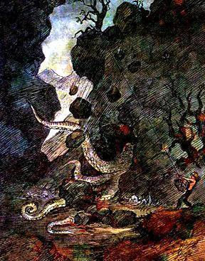 Колдовской сапфир (сказка-повесть) обратно мимо пещеры огромного осьминога