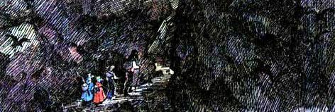 Колдовской сапфир (сказка-повесть) в пещере