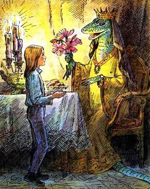 Колдовской сапфир (сказка-повесть) девочка и королева ящерица