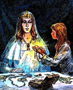 Колдовской сапфир (сказка-повесть) девочка отдала Солнечный Камень