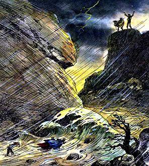 Колдовской сапфир (сказка-повесть) гроза дождь буря ливень