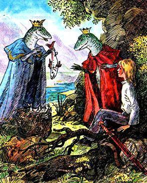 Колдовской сапфир (сказка-повесть) ящерицы поймали рыбу девочка сеня