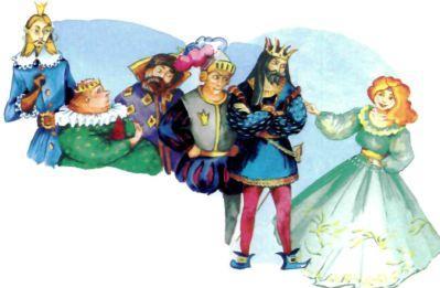 король его дочь и женихи