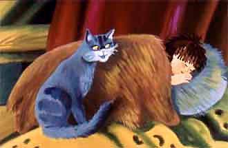 Кошка, гулявшая сама по себе (сказка) Кошка, гулявшая сама по себе и ребенок спит