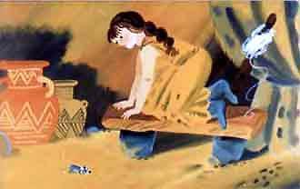 Кошка, гулявшая сама по себе (сказка) женщина в пещере