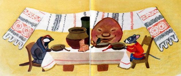 Крылатый, мохнатый да масленый (русская сказка) 09