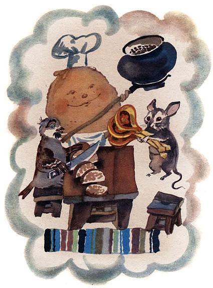 Крылатый, мохнатый да масленый (русская сказка) Крылатый, мохнатый да масленый