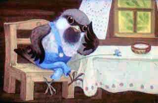 Крылатый, мохнатый да масленый (сказка) воробей