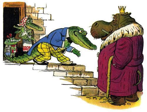 Чуковский крокодил читать с картинками онлайн бесплатно