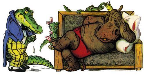 Крокодил (стих-сказка Корнея Чуковского) Крокодил крокодильи слезы бегемот