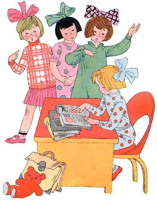 Кто? (рассказ) девочки спорят