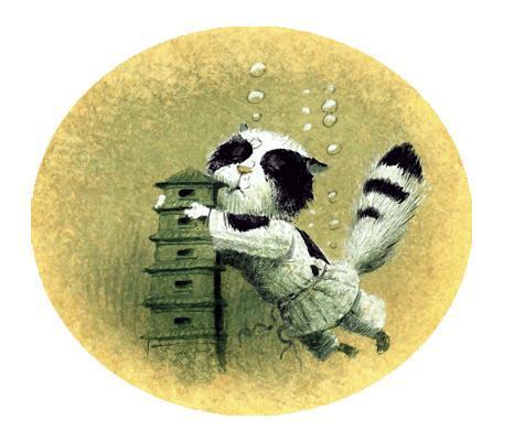 Легенда о Восточном календаре кот под водой