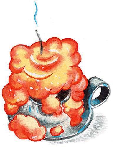 погасшая свеча