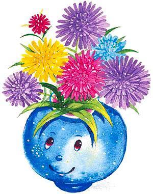 ваза с цветами