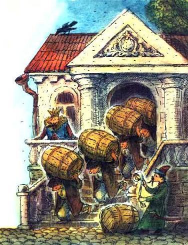 Летучий корабль (сказка) Летучий корабль бочки