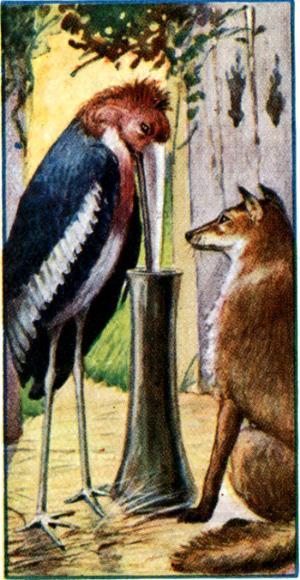 Лиса и журавль (сказка) Лиса и журавль