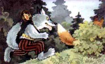 Лиса именинница (сказка) Лиса именинница и волк идут