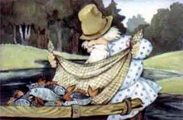 Лиса именинница (сказка) дед рыбачит