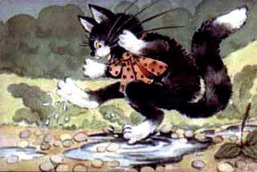 Лиса именинница (сказка) кот