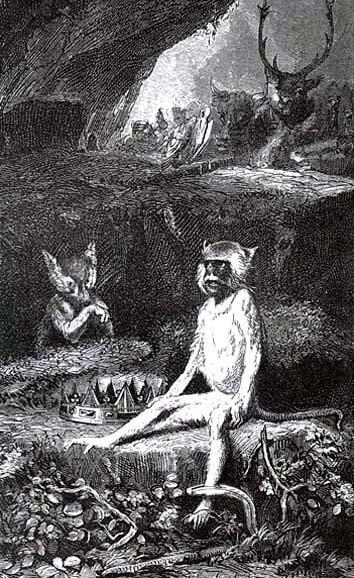 Лисица, обезьяна и звери (басня) Лисица, обезьяна и звери