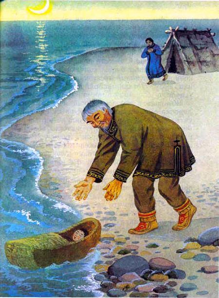 люльку с ребенком прибило к берегу