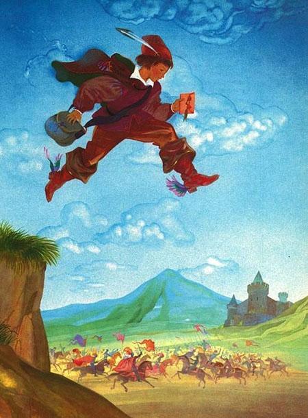 Картинка мальчик с пальчик для детей из сказки