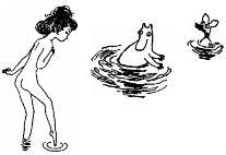 Тюлиппа подвязала волосы так, чтобы вода не потушила их совсем, и осторожно влезла в воду