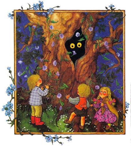 дети у дуба дупло темное два глаза светятся Маленькое привидение