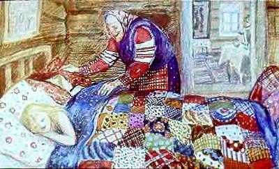 бабушка Будит внучек