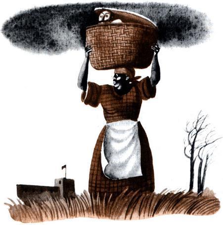 Матушка Кэт (американская сказка) В корзине