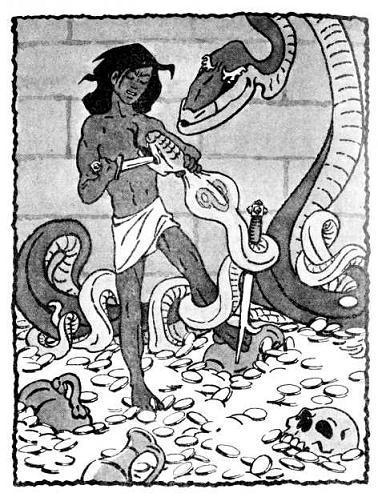 Маугли (повесть) Маугли и удав Каа