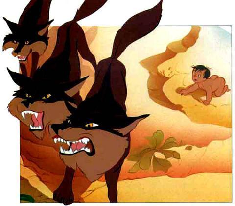 Маугли (сказка) три злых волка и маугли