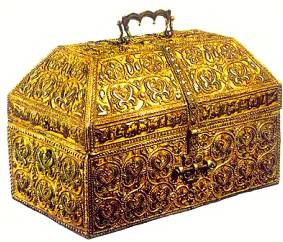 Мавры Серебряная пороховница, которую приказал сделать Хакам II для сына Хишама II.