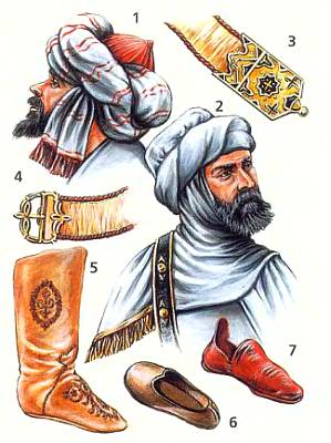 Мавры Детали одежды