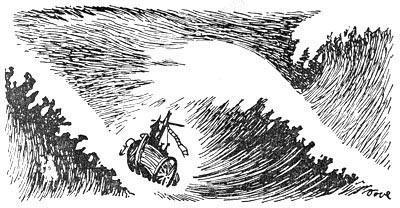 Мемуары папы Муми-тролля (сказка-повесть) корабль попал в шторм бурю