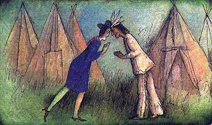 Мэри Поппинс с Вишнёвой улицы (сказка-повесть) Мэри Поппинс и индеец