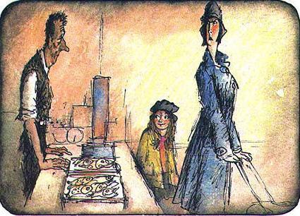 Мэри Поппинс с Вишнёвой улицы (сказка-повесть) Мэри Поппинс в магазине рыбака