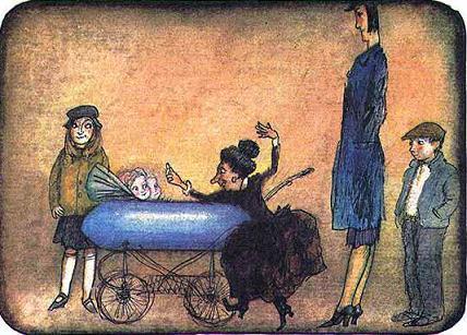 Мэри Поппинс с Вишнёвой улицы (сказка-повесть) Мэри Поппинс Майкл и Джейн и близнецы в коляске