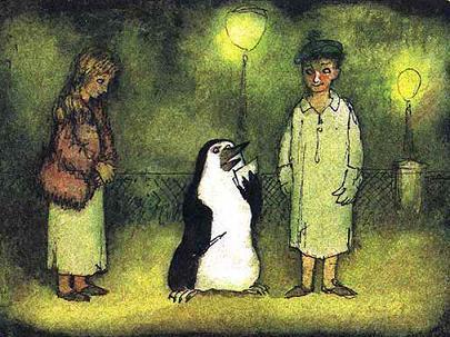 Мэри Поппинс с Вишнёвой улицы (сказка-повесть) Пингвин обратился к Джейн Майкл